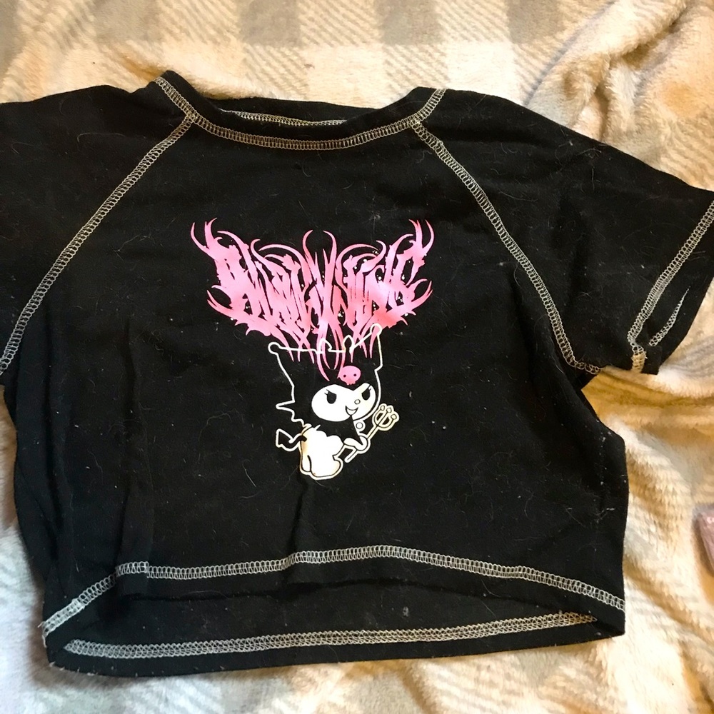 Kuromi/ Sanrio crop top